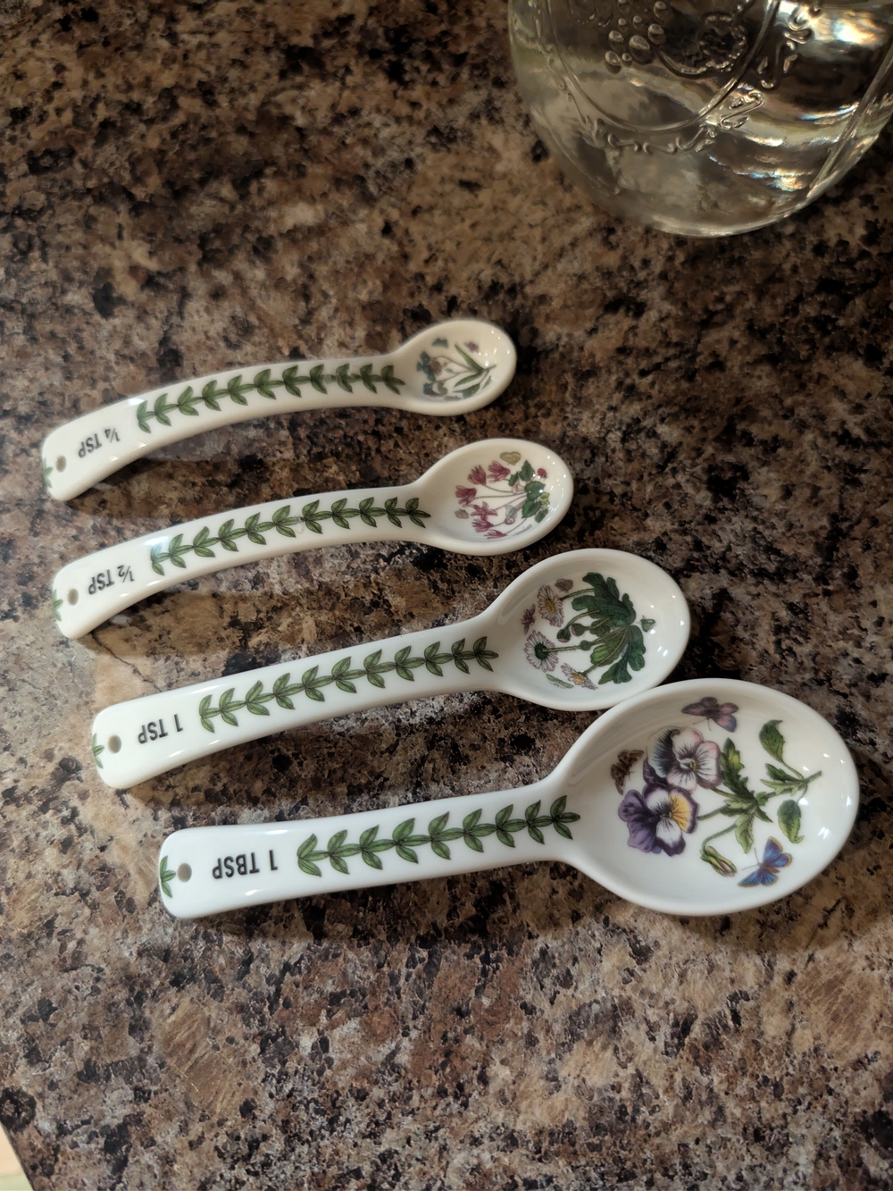 Portmeirion Botanic Garden White Ceramic Spoon Rest